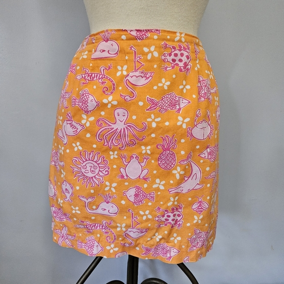 Lilly Pulitzer White Label Skirt Size 10 - Picture 5 of 14